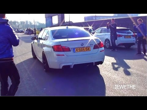 BMW M5 E60 & M5 F10 LOUD Sounds! Revs & Accelerations!