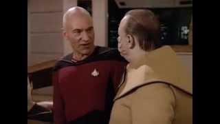 Mr. Kolrami objecting... Captain Picard thundering.