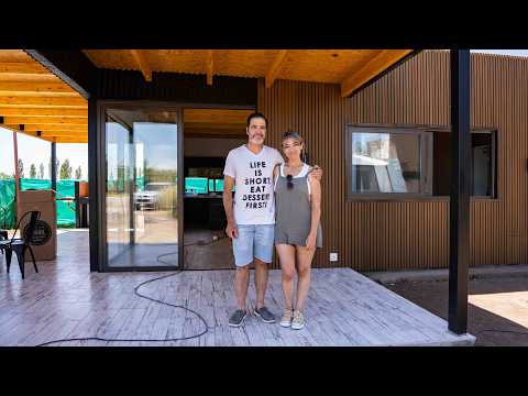 CONSTRUYERON UNA CABAÑA SUSTENTABLE EN TIEMPO RÉCORD | San Rafael, Mendoza