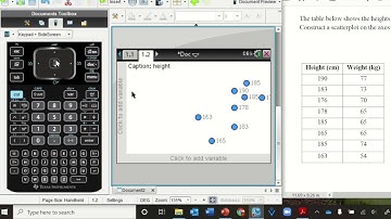 CAS Stats: Sketching a scatterplot using CAS
