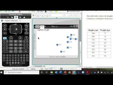 CAS Stats: Sketching a scatterplot using CAS