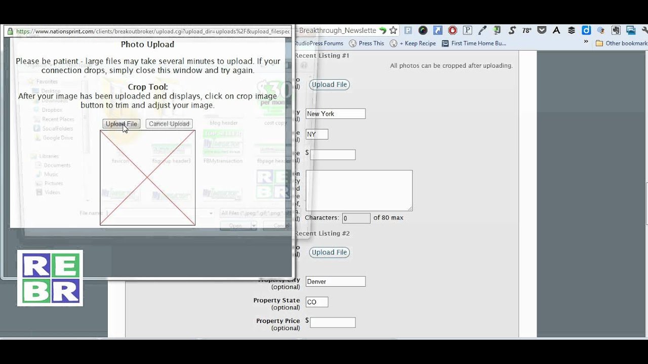 easily create real estate newsletter youtube