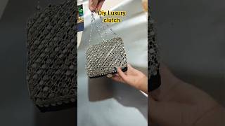 DIY Luxury Clutch Bag from Waste Box| Best Out of Waste Craft |#shorts #viral #trending #diy #craft