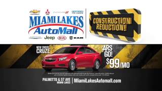 Construction Reduction At Miami Lakes Automall