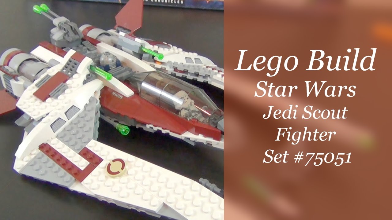 Let's Build - LEGO Jedi Scout Fighter Set #75051 - Part #2 - YouTube