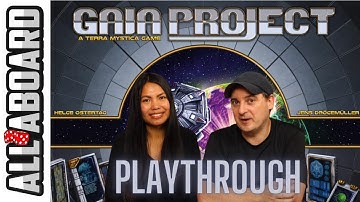 GAIA PROJECT | Board Game | 2 Player Playthrough | How to Play and Full Playthrough