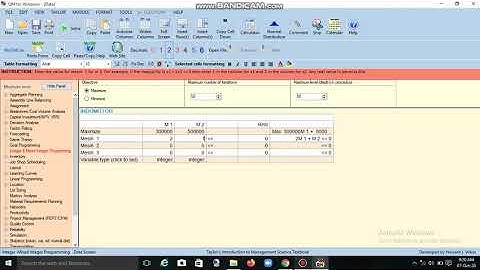 Penyelesaian Integer Programming