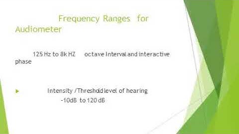 PURE TONE AUDIOMETRY Part 1