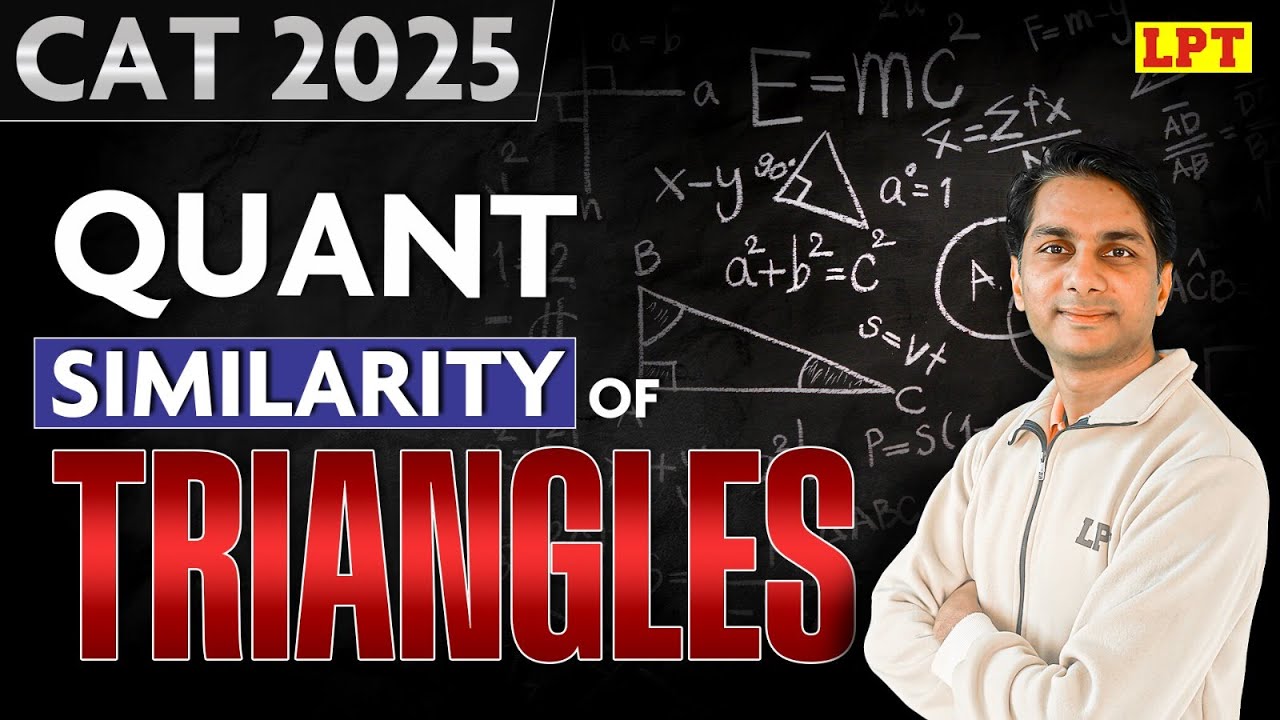 Quant: Similarity of Triangles | Quant for CAT 2025 | CAT Exam ...