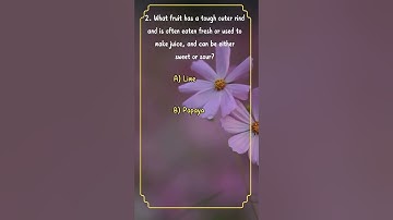 2 --🍒Guess The FRUIT Quiz🍐 #shorts