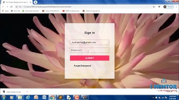 Advance Transparent login form with video background | Fullscreen Video Background Login Form