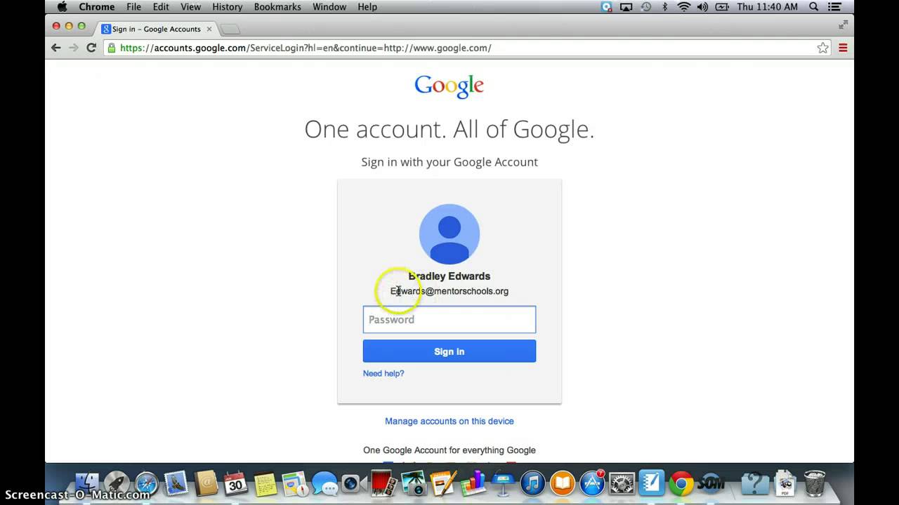 How to Log in to google drive 