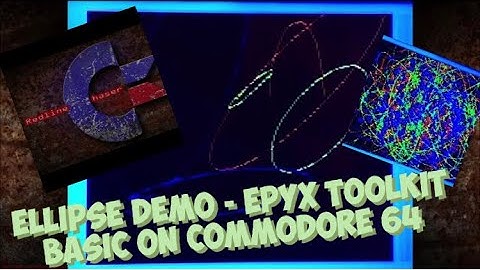 Ellipse Demo - EPYX Toolkit Basic on Commodore 64