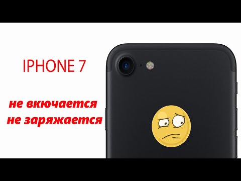 Iphone 7 не включается и не заряжается