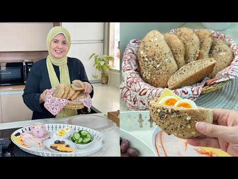 ودعي العجن و تعالي نعمل خبز الملعقه الصحي عيش بني صحي وسهل من غير عجان ولا تعب والنتيجه هتبهرك