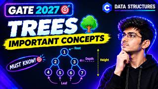 Information Trees Important Concepts | Data Structures | GATE CSE 2027 🔥 News