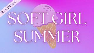 Soft Girl Summer Subliminal 🍹 It’s Your Time to Just Enjoy Life 🍧 (ocean ambiance) screenshot 5