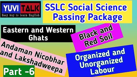 SSLC Social Science Passing Package/Part-6 Class10 Social Science Passing Package/Scoring Package