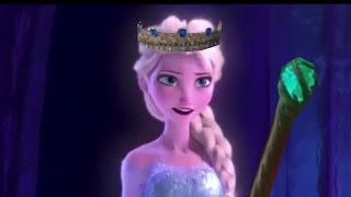 Queen of Mean Elsa Crossover Sarah Jeffery Descendientes 3 Resimi