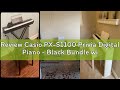 Review Casio PX-S1100 Privia Digital Piano - Black Bundle with CS-68 Furniture Stand, SP-34 Three Pe