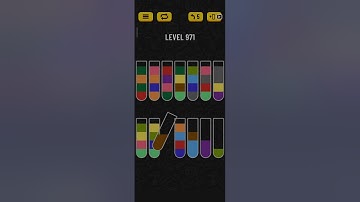 Water sort puzzle level 971