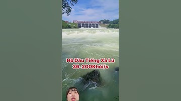 hồ Dầu Tiếng tiếp tục xả nước các con sông Vàm Cỏ Đông và sông Sài Gòn