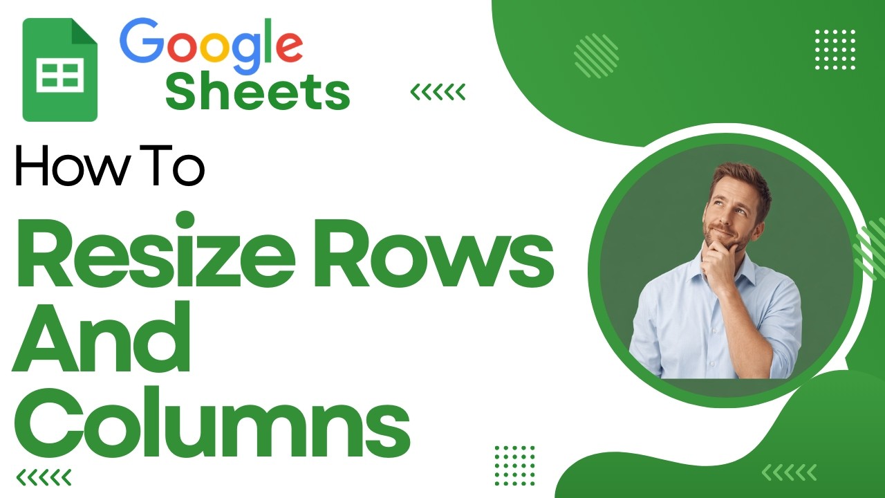 How To Resize Columns Or Rows In Google Sheets - YouTube