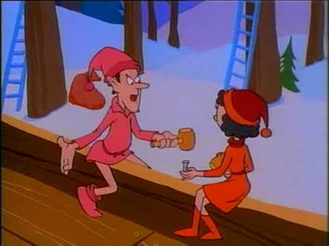 Plavoprsti božićni vilenjak -crtani
