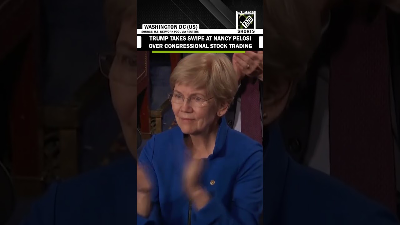 ‘Did Pelosi stand up? Doubt it…’ Trump takes a dig at Nancy Pelosi over STOP Insider Trading Act