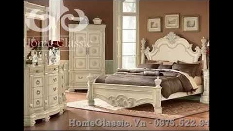 Thiết kế, thi công nội thất phòng ngủ cổ điển