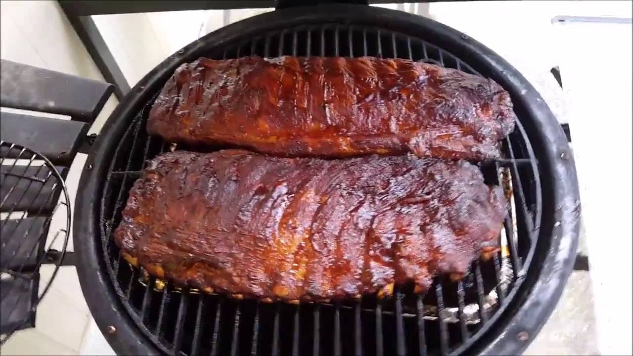 St Louis Spare Ribs on Akorn Grill YouTube