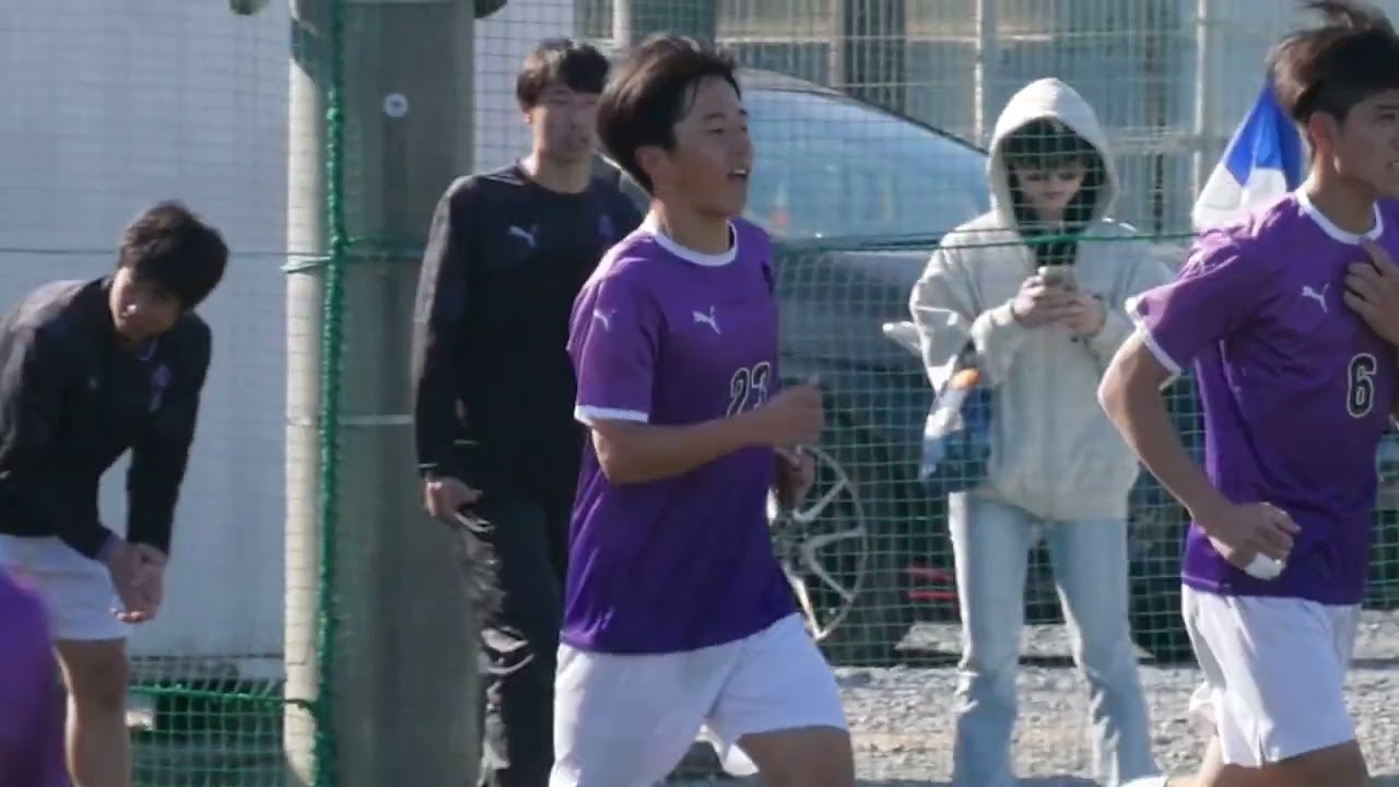 20260117 静岡県高校新人戦 1回戦 藤枝東 6-0 榛原 後半13分 藤枝東 6山田樹（名東クラブ）→23礒邉准平（エスパルスJY）ゴール 2-0