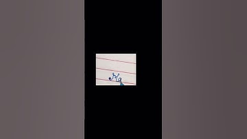 Writing Name "Manju" in Cursive Writing | #shorts #calligraphy