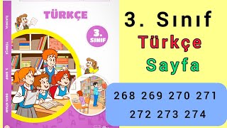 3. sınıf Türkçe ders kitabı sayfa 268 269 270 271 272 273 274 cevapları / 3. sınıf Türkçe 2026 .
