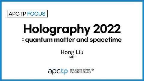 [APCTP Focus] Emergence of Space and Time in Holography