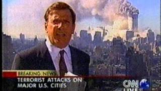 Australian TV reports the 911 attacks live (footage from 11 Sept 2001) Part 2/4