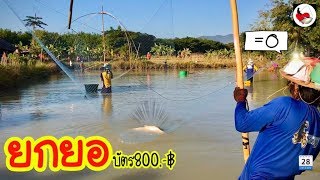 ยกยอ บ่อมีปลา ►Fishing lifestyle Ep.365