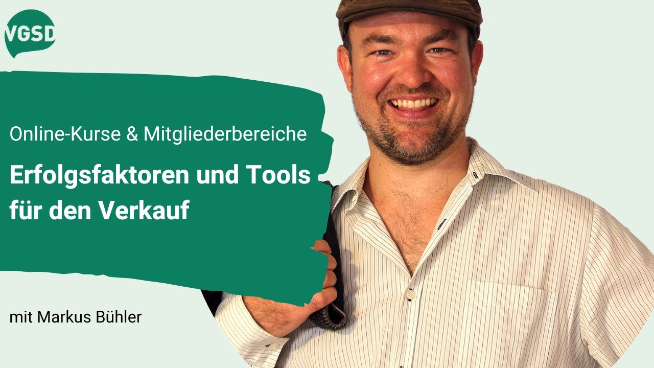 Online-Kurse & Mitgliederbereiche: Erfolgsfaktoren und Tools für den Verkauf  | VGSD Talk