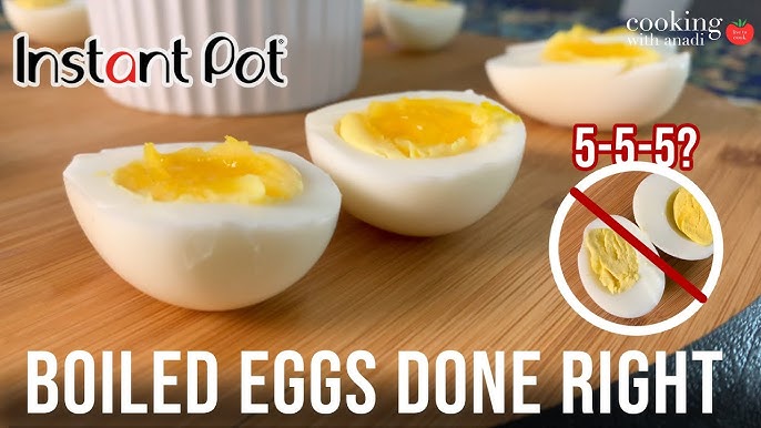 Perfect Boiled Eggs in the Instant Pot • The Crumby Kitchen