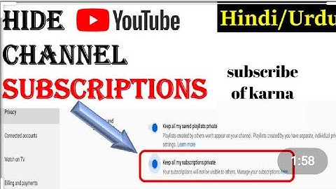 How to subscribe Hide in YouTube Studio beta subscribe Hide kaise kare