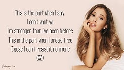 Ariana Grande - Break Free (Lyrics) ðŸŽµ ft. Zedd  - Durasi: 3:35. 