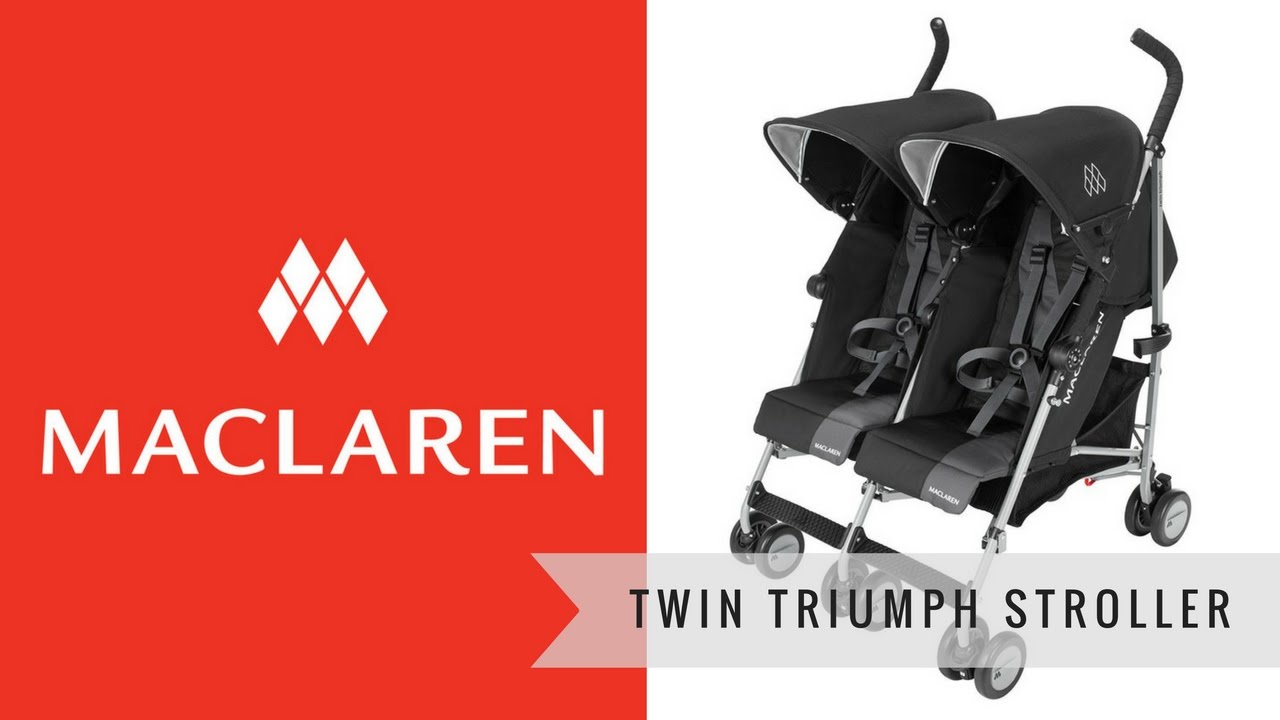 maclaren twin triumph folded dimensions