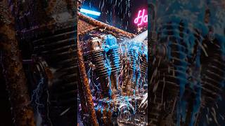 Neon engine 🚂 Restoration 😱🥵 #automobile #asmr #restoration #viral #satisfying #ytcreate #ai