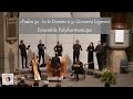 »Psalm 30 - In te Domine á 5« Giovanni Legrenzi | Ensemble Polyharmonique