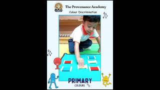 Our Playgroup students l Discovering the world of colors with Montessori color tablets.