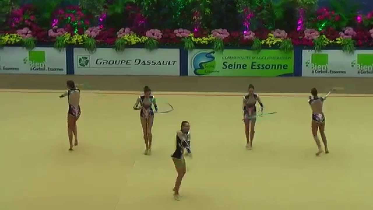 gymnastique rythmique Bulgarie championne du Monde 2015 cerceaux