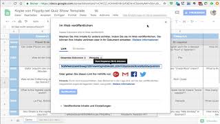Tutorial: Jeopardy Quiz mit Flippity screenshot 3