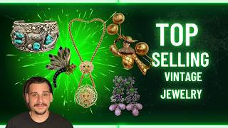 Top Selling Vintage Jewelry | Selling for Big Money | Earrings Necklaces Bracelets Brooches #top5
