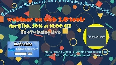 Web 2.0 tools by European eTwinning  Ambassadors
