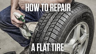 How to repair a flat tire using a tire plug kit | Hagerty DIY